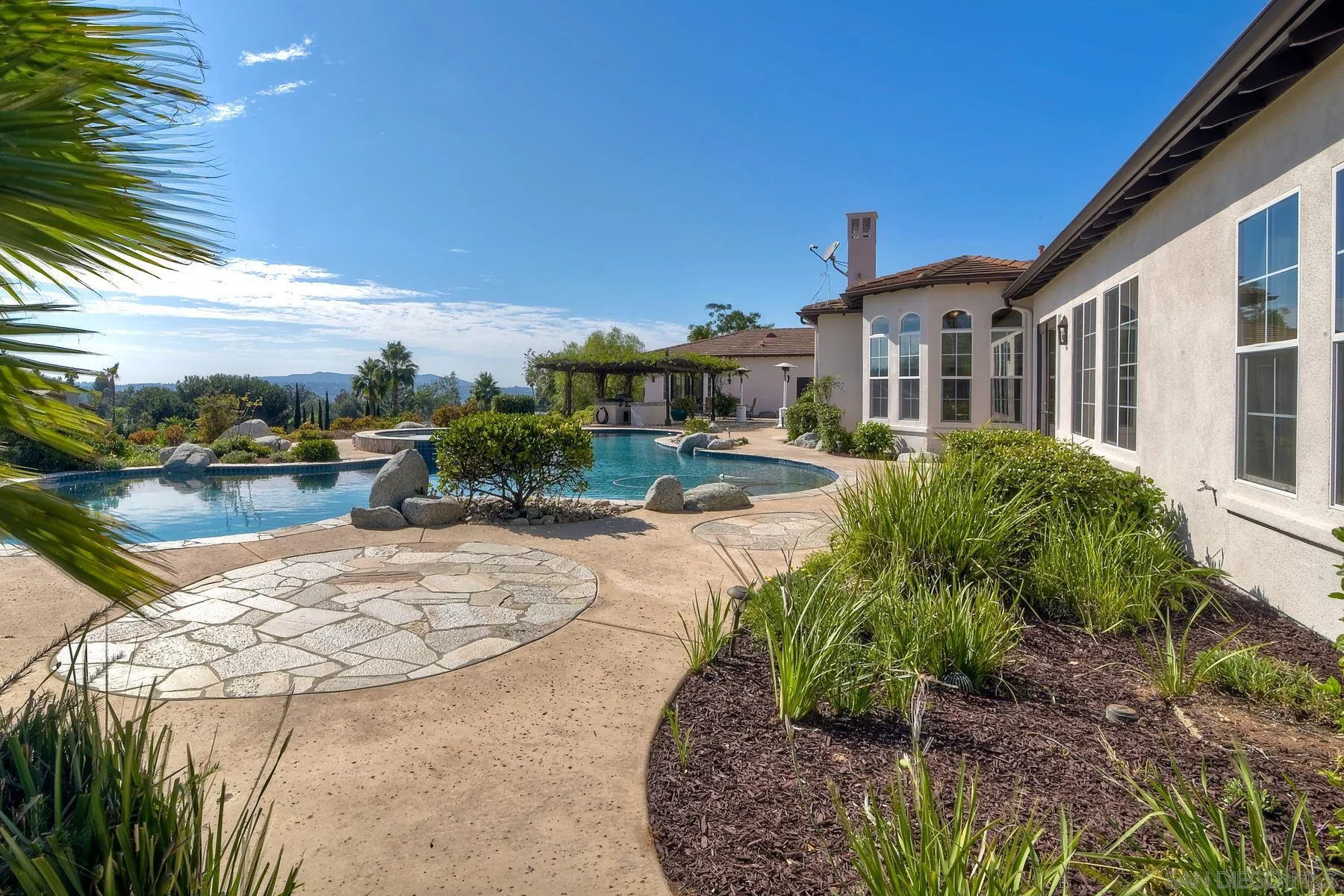 13675 Antelope Station Poway, CA 92064 - Photo 30 of 33 a view of a house with backyard and sitting area