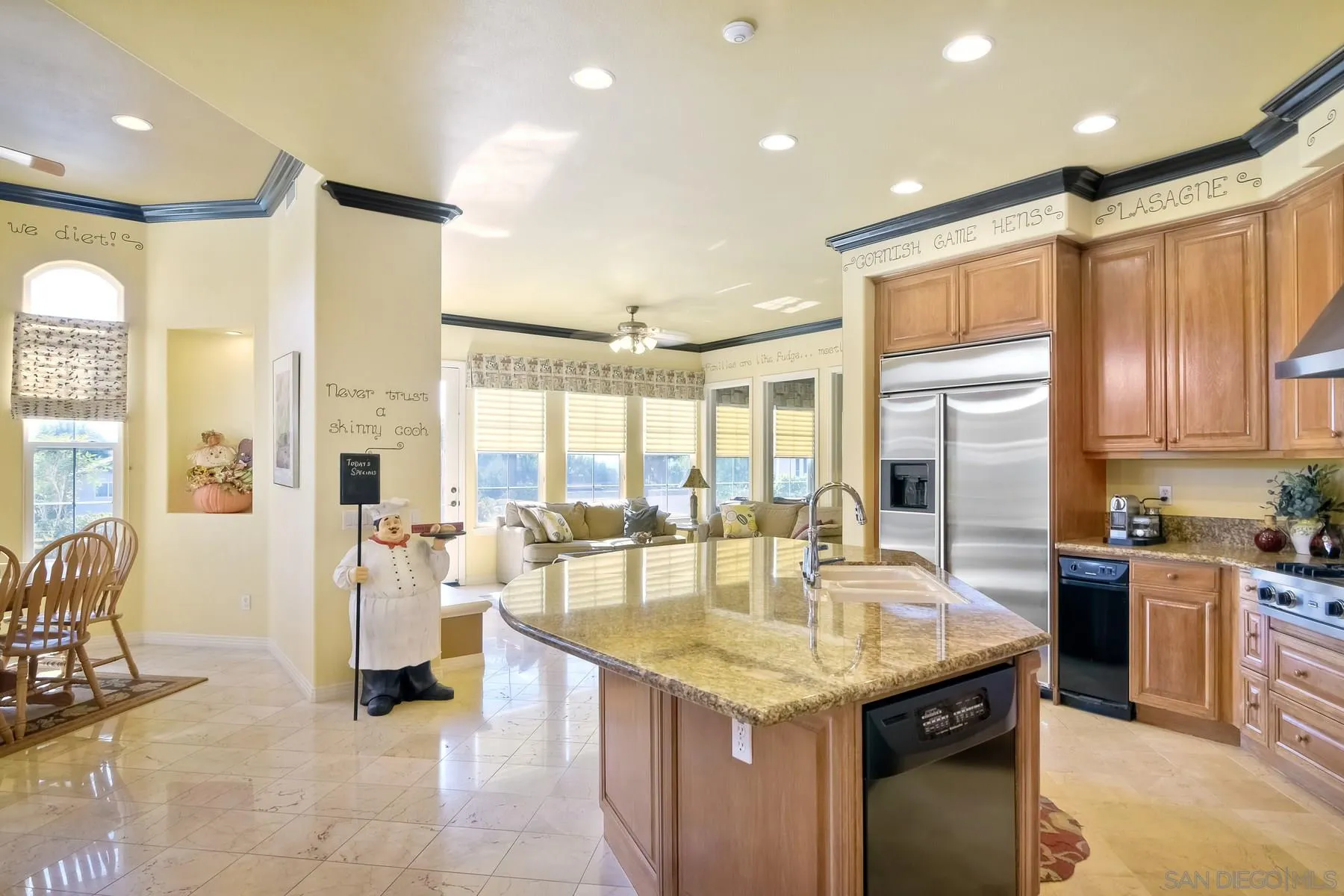 13675 Antelope Station Poway, CA 92064 - Photo 9 of 33 a kitchen with granite countertop a sink and cabinets