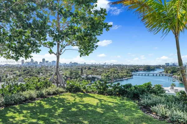 a view of a lake and outdoor space