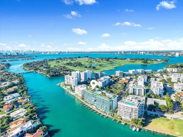 a view of a city and lake view