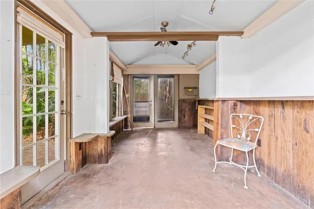 a view of a chair of the house