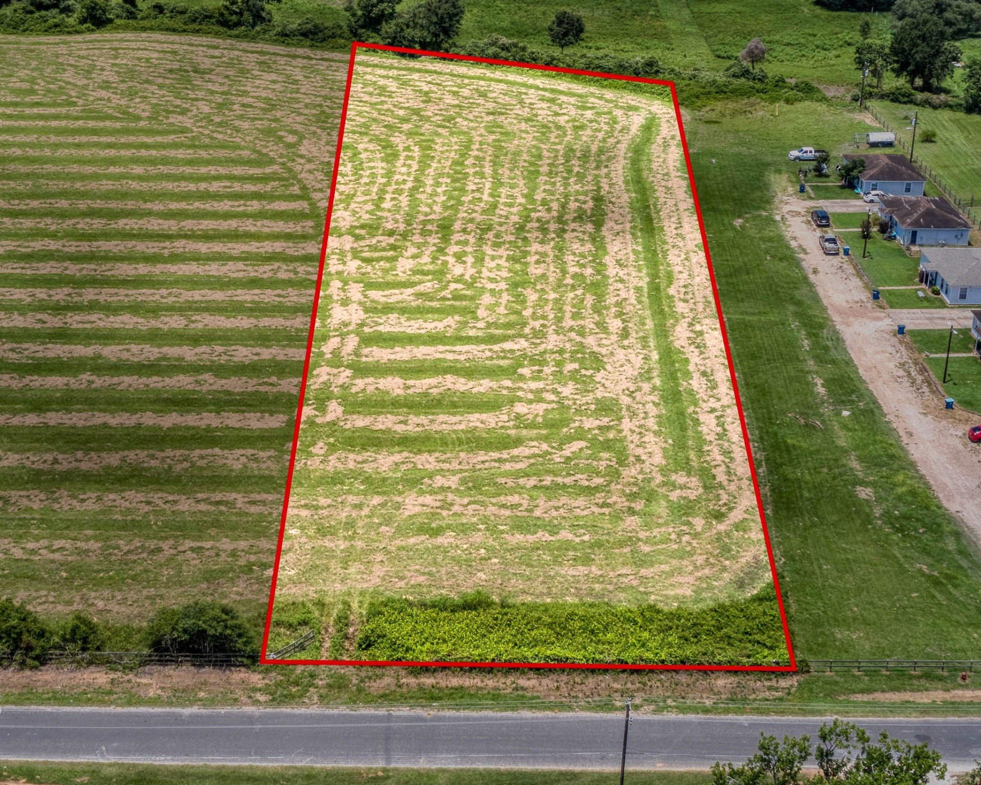 a view of swimming pool from a yard