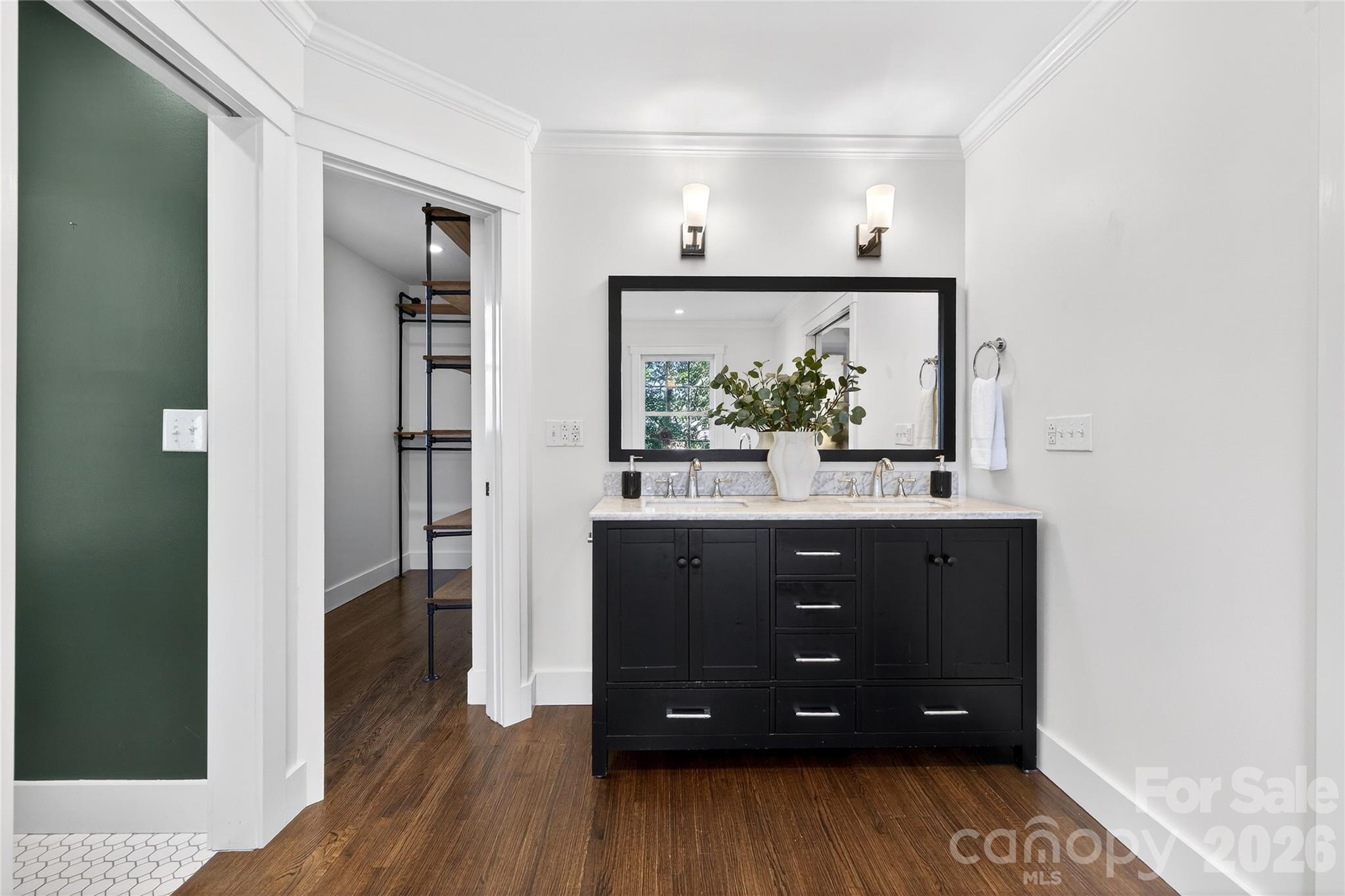 3717 Riverbend Road Charlotte, NC 28210 - Photo 22 of 41 a view of room with window and wooden floor