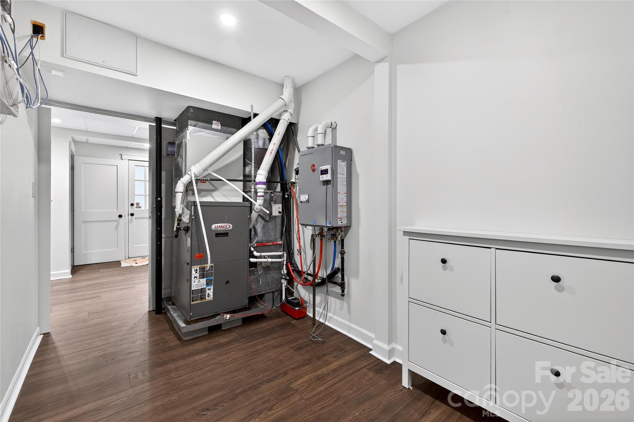 3717 Riverbend Road Charlotte, NC 28210 - Photo 40 of 41 a view of an entryway with wooden floor