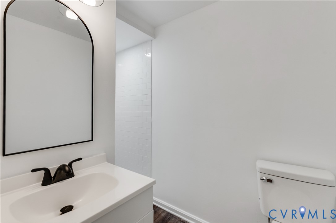 26 Liberty Tree Lane Hanover, VA 23069 - Photo 30 of 38 a bathroom with a sink and a mirror