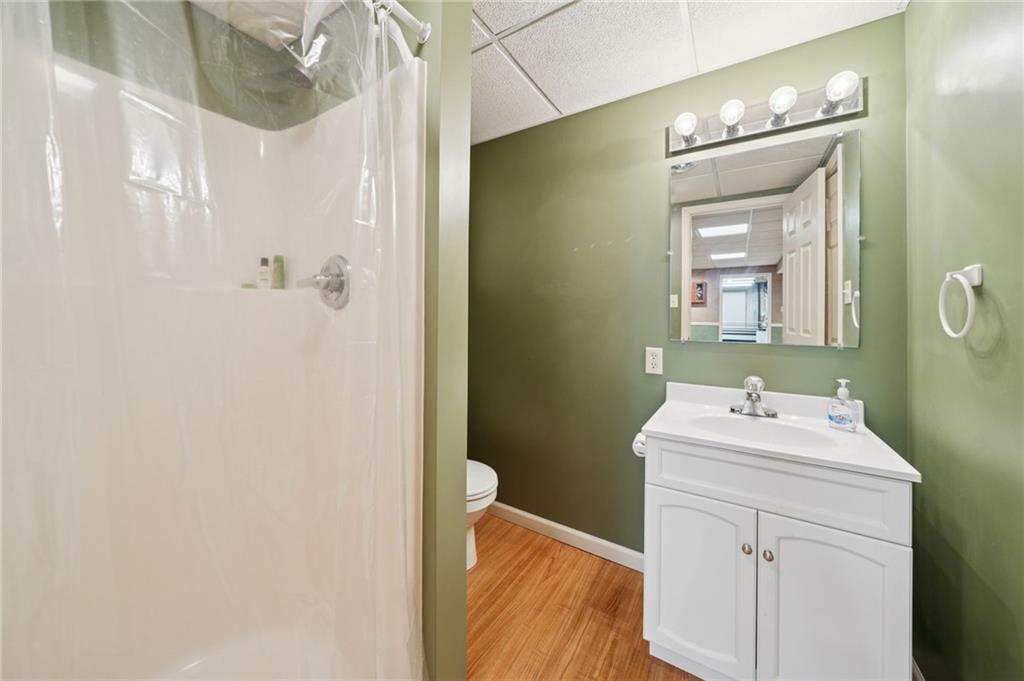 227 Sandworks Road Hunker, PA 15639 - Photo 31 of 41 a bathroom with a sink a toilet and mirror