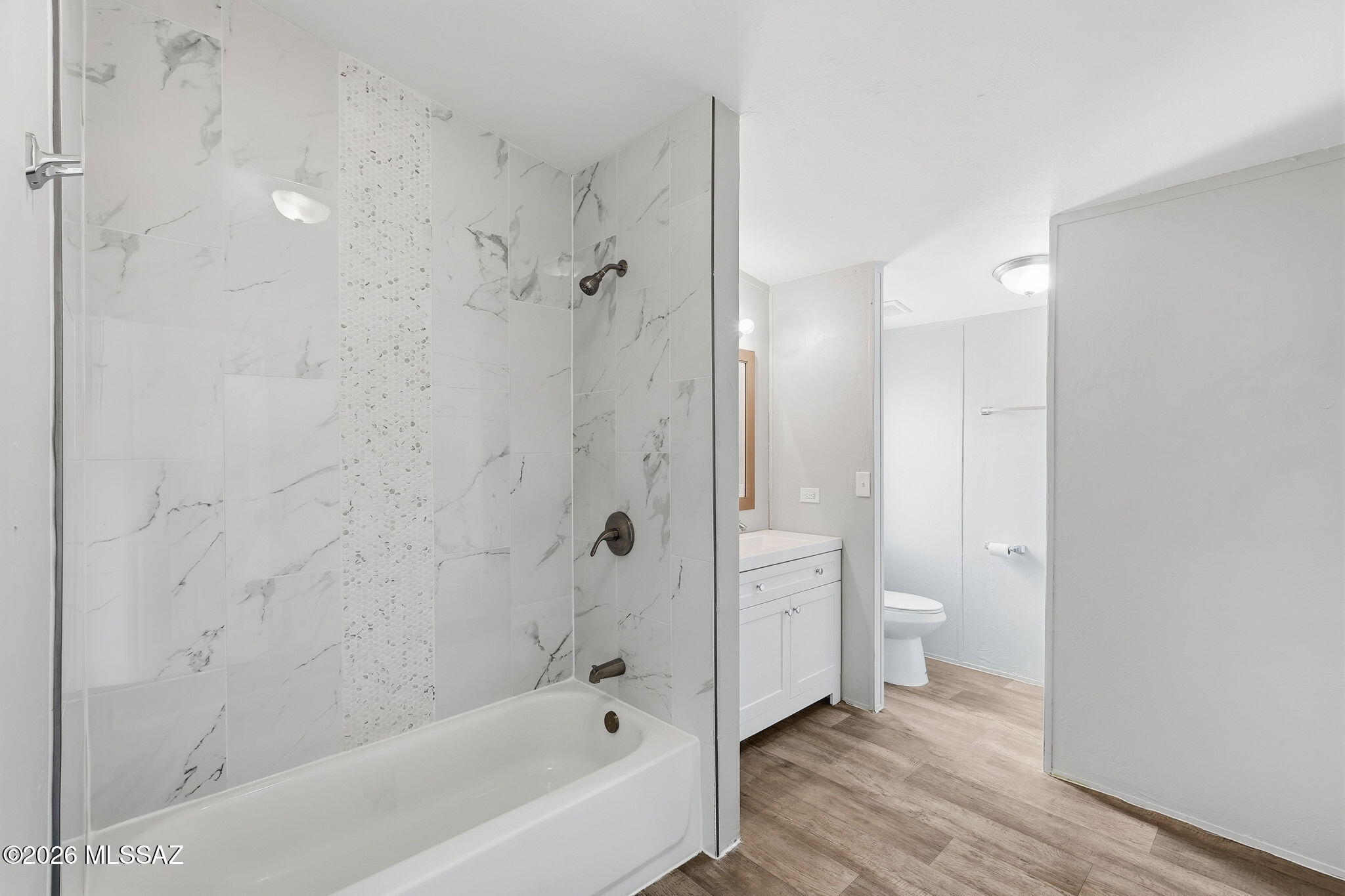 8690 South Marstellar Road Tucson, AZ 85736 - Photo 7 of 51 Primary bath with shower/tub AND a separate shower!