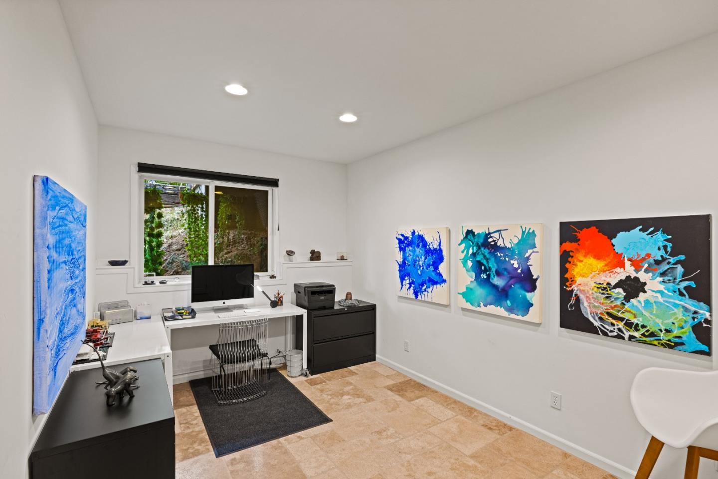 27 La Rancheria Carmel Valley, CA 93924 - Photo 22 of 30 a view of a workspace with furniture