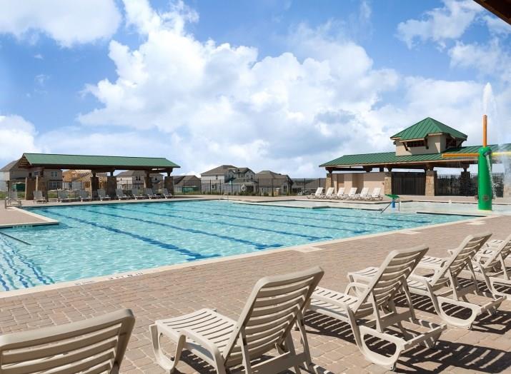 6752 Catania Loop Round Rock, TX 78665 - Photo 22 of 25 Community pool with a patio