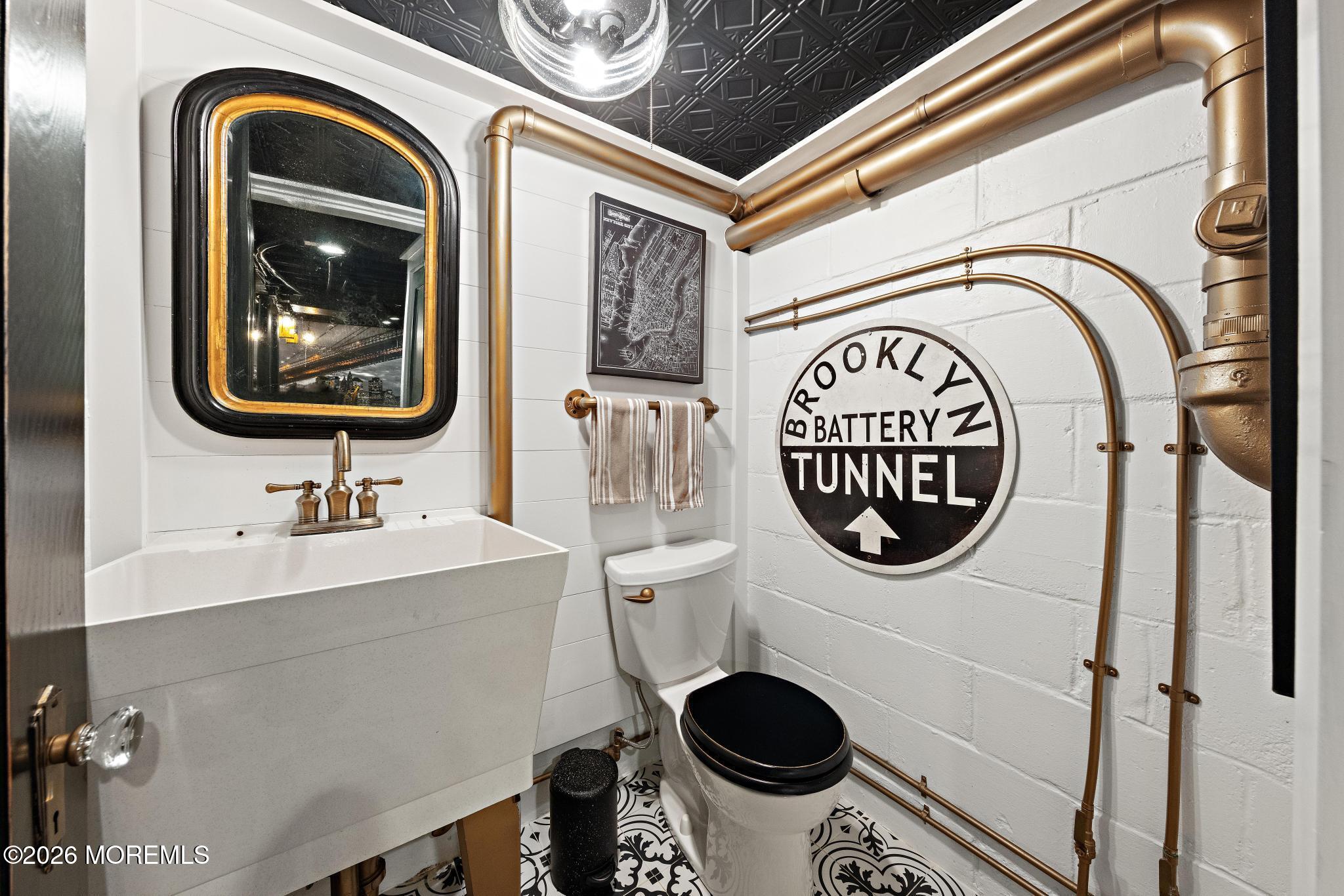 69 Foster Street Red Bank, NJ 07701 - Photo 40 of 56 basement 1/2 bath