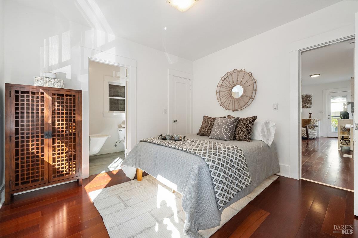 338 Paloma Avenue San Rafael, CA 94901 - Photo 25 of 31 a bed room with a bed and a large window