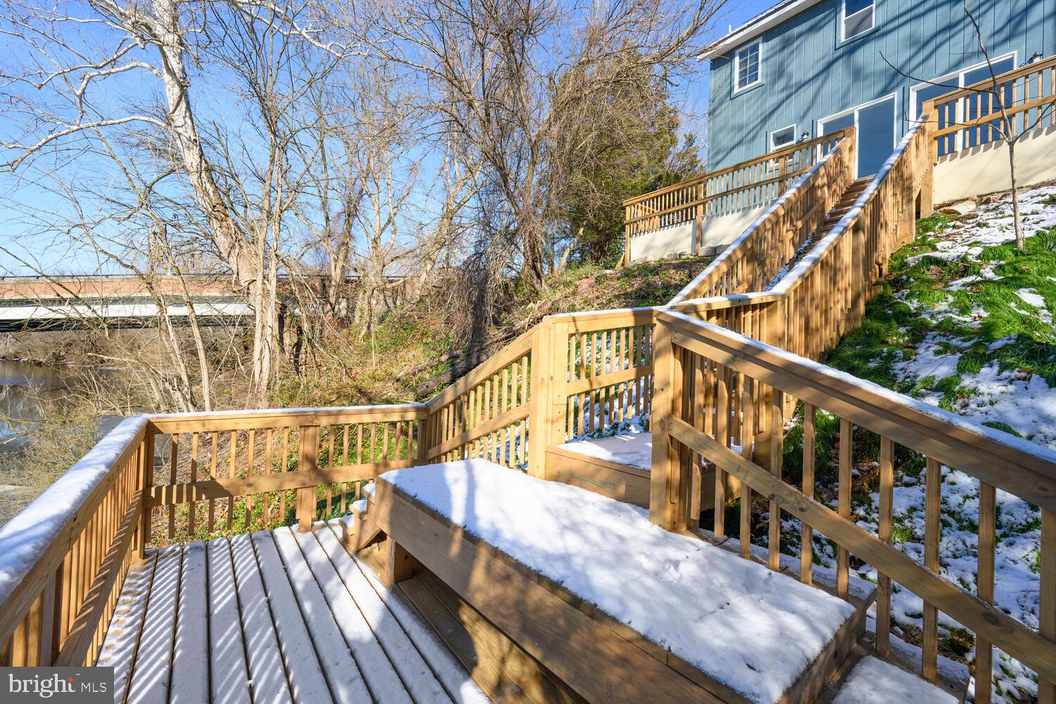 13306 Greensboro Road Greensboro, MD 21639 - Photo 44 of 48 a view of wooden balcony with outdoor seating