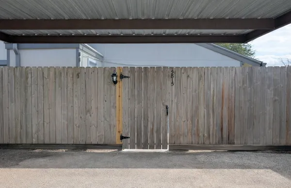 a view of a porch