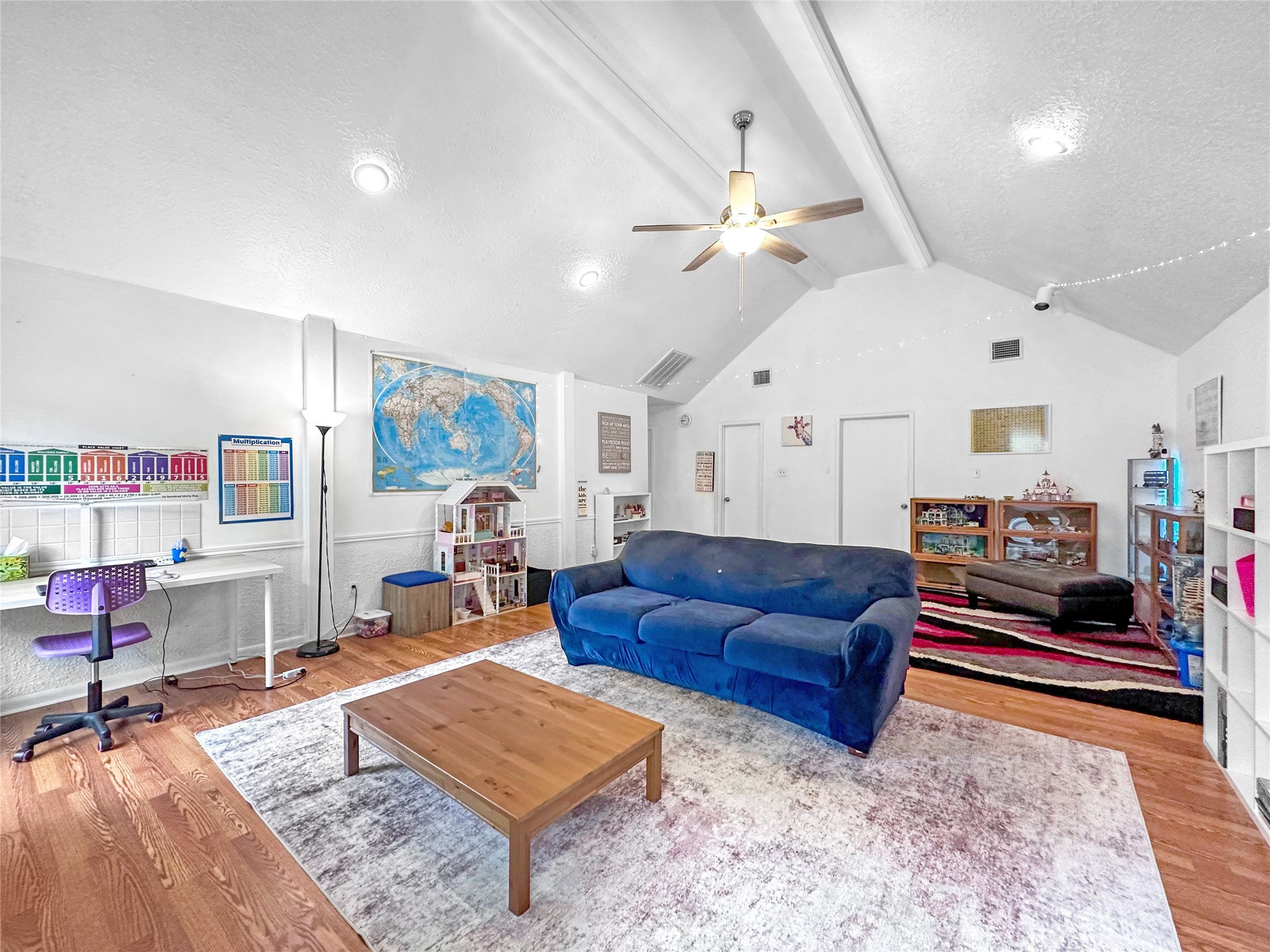 6511 Castle Pine Lane Spring, TX 77379 - Photo 28 of 49 Expansive upstairs game room featuring soaring ceilings, abundant natural light, and oversized open space perfect for movie nights, gaming, entertaining, or a secondary family retreat