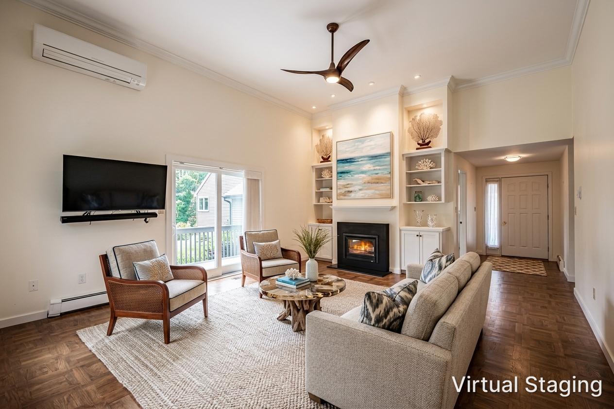 232 Bluff Road, Unit 232 Yarmouth, ME 04096 - Photo 22 of 69 Living Room - Virtually Staged