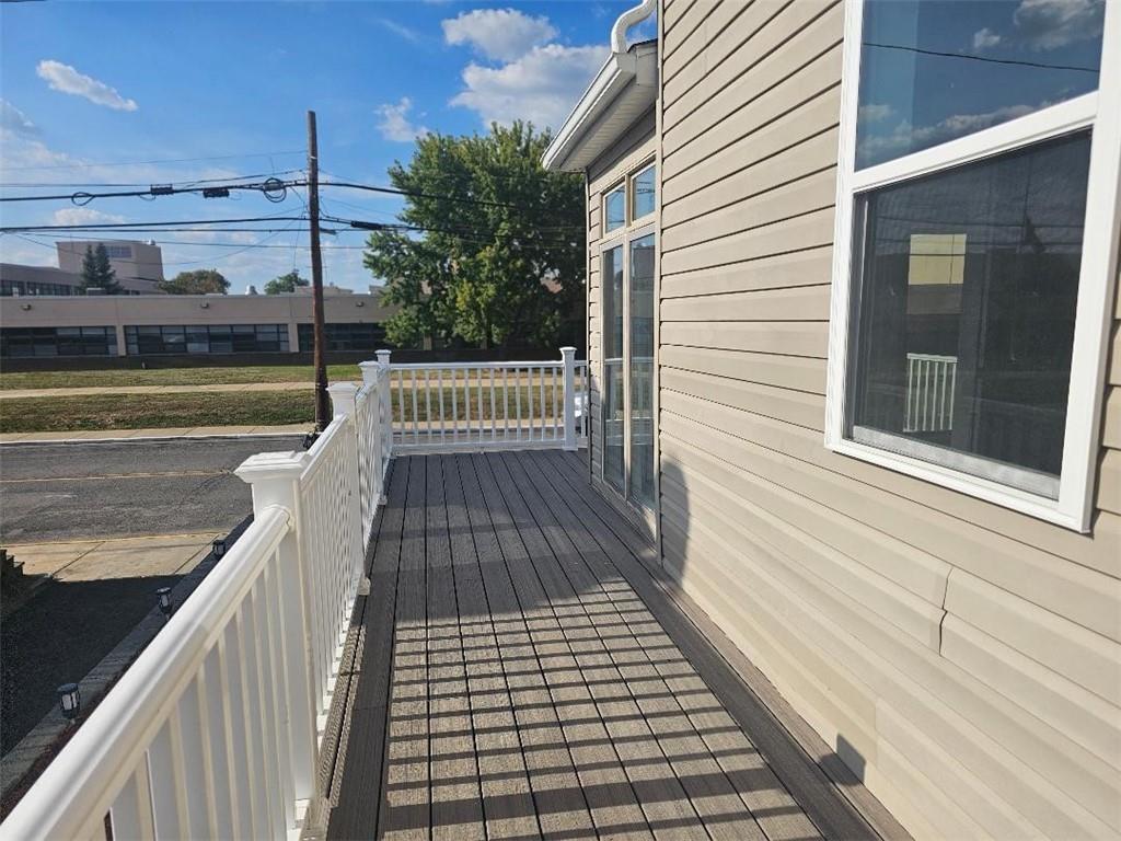 531 Reno Street Rochester, PA 15074 - Photo 3 of 11 a view of balcony with wooden floor