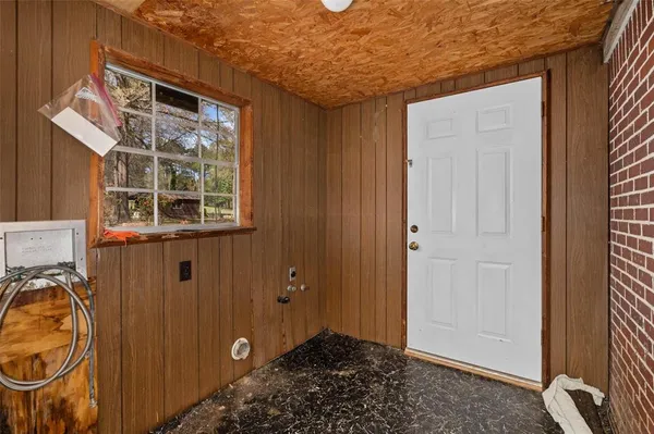 a view of storage and utility room