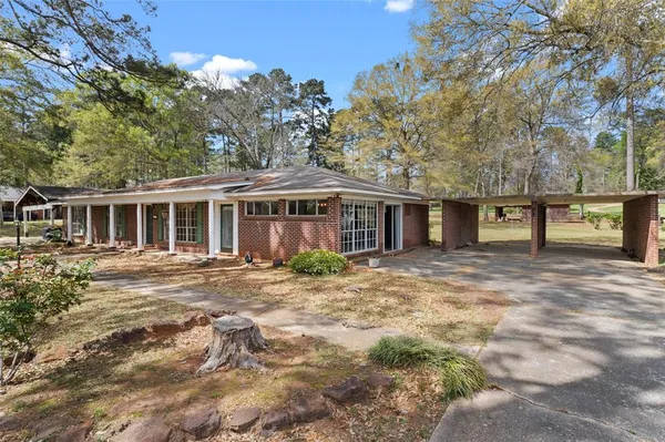 front view of a house with a porch