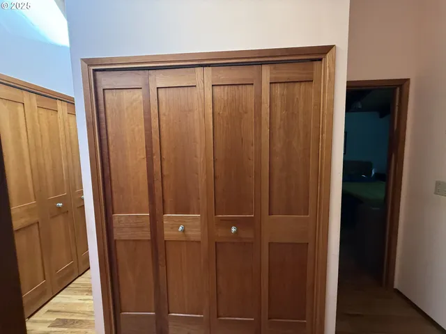 a view of a closet