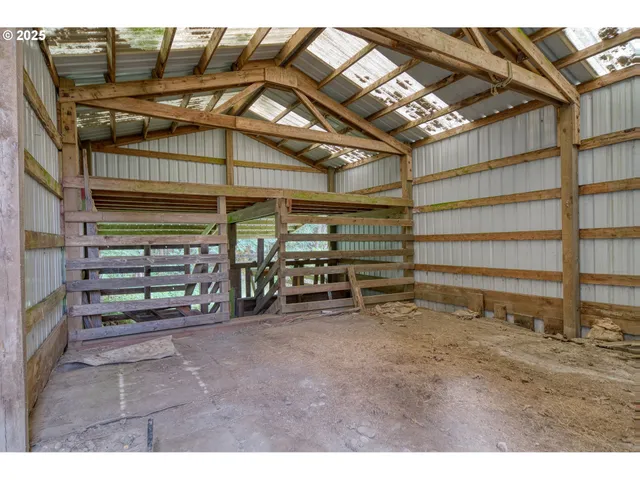 a view of a car garage