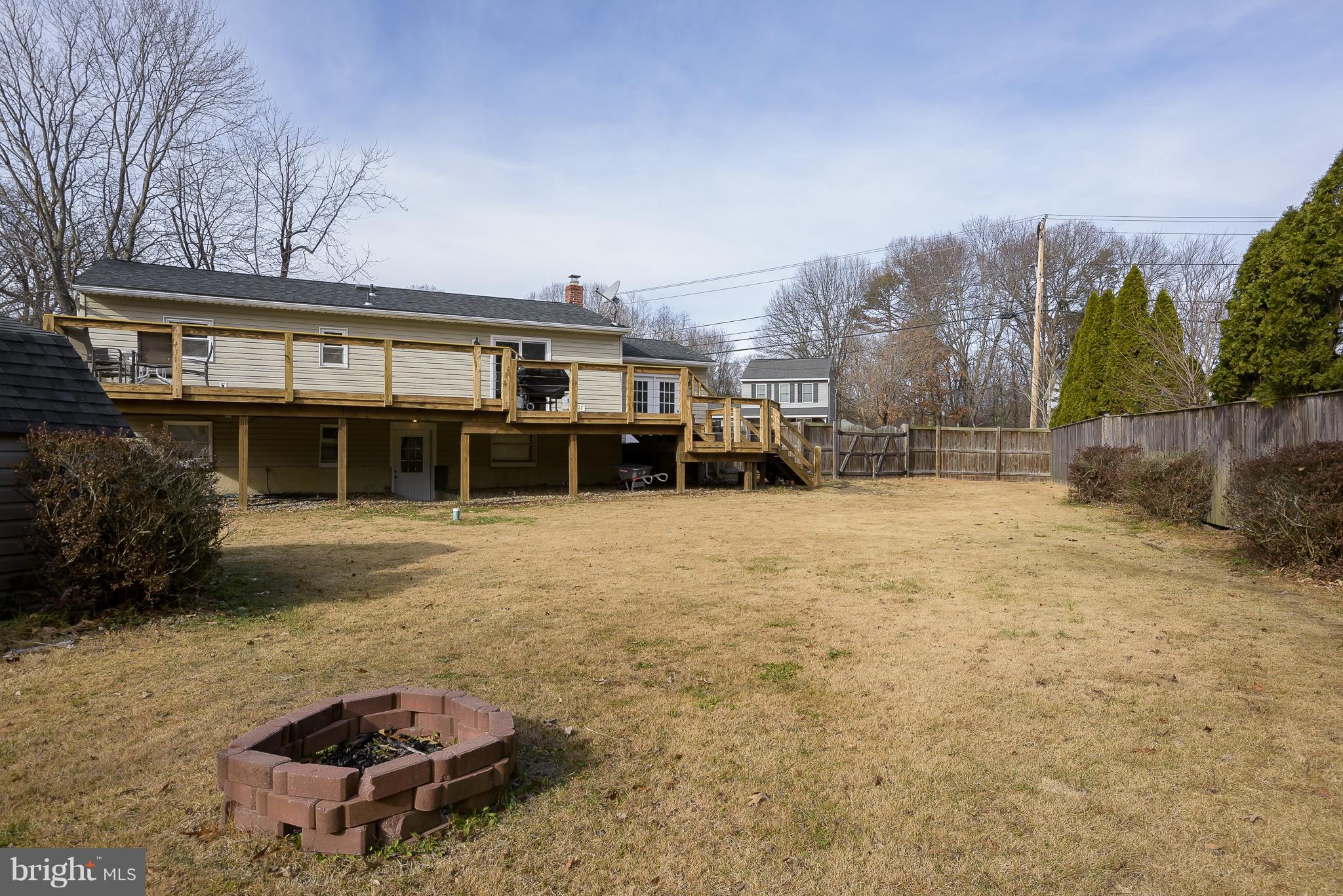 243 Ullman Road Pasadena, MD 21122 - Photo 30 of 30 Expansive yard with firepit