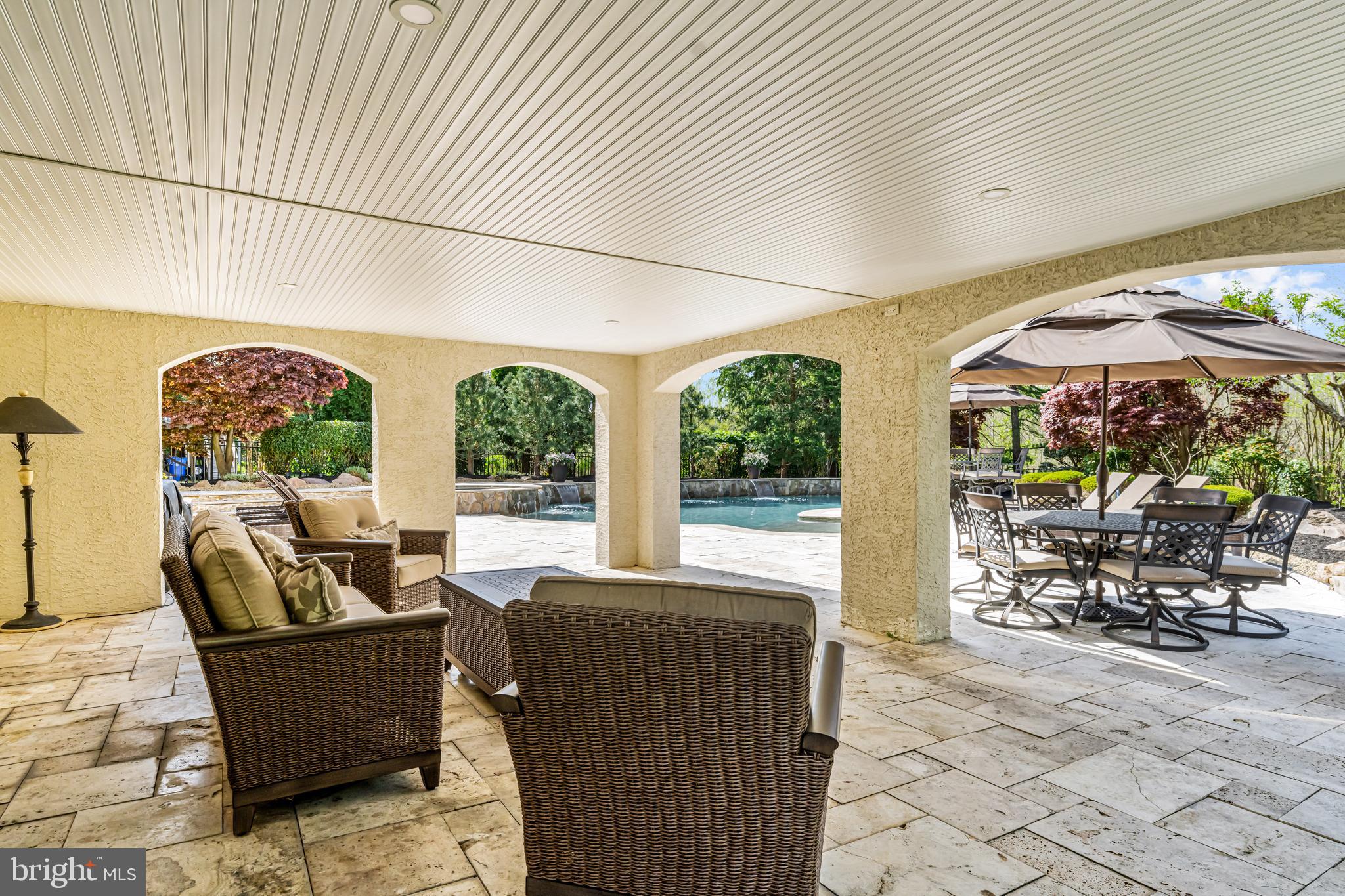61 Brooks Road Moorestown, NJ 08057 - Photo 31 of 93 a living room with furniture and a floor to ceiling window