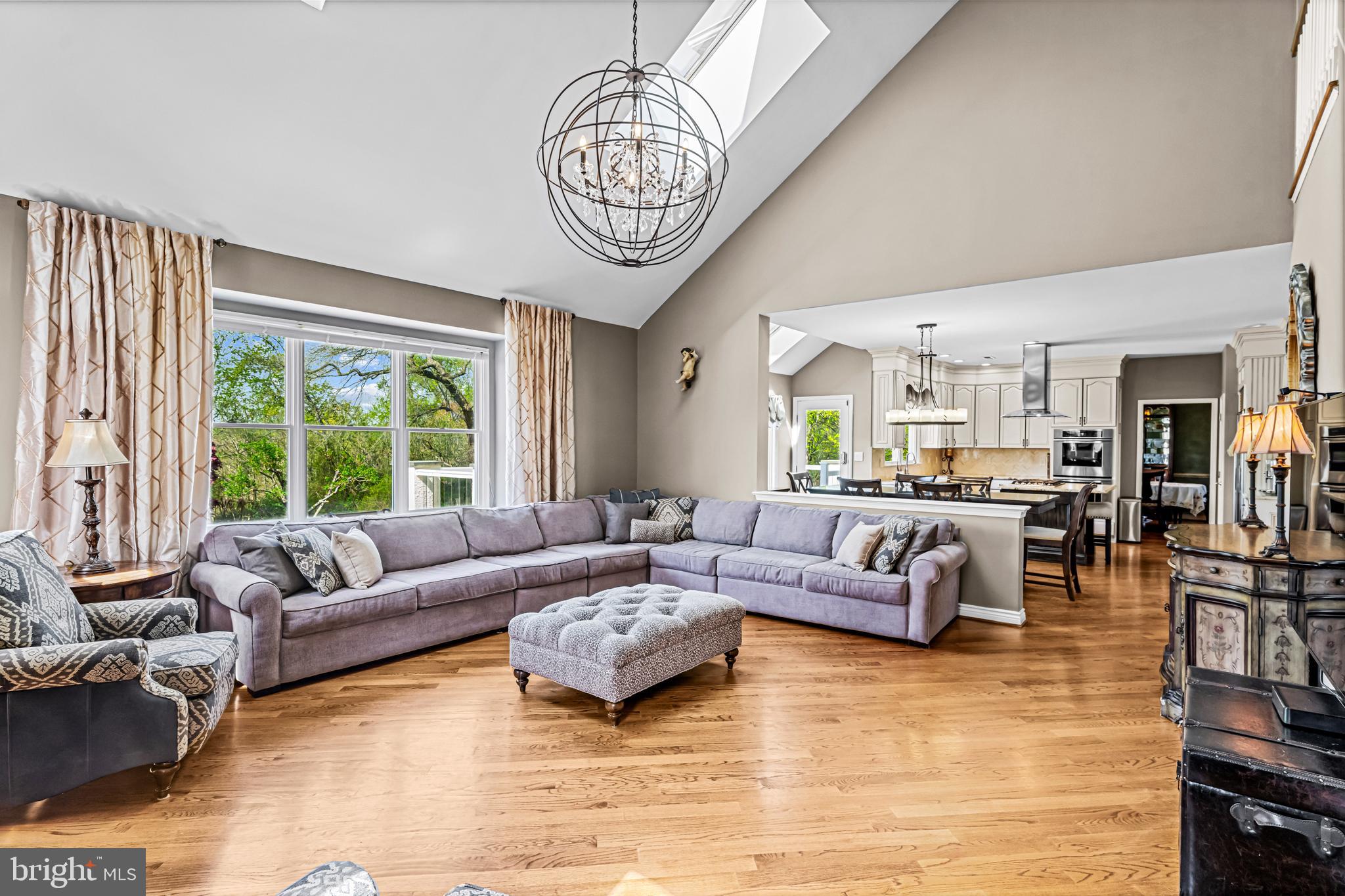 61 Brooks Road Moorestown, NJ 08057 - Photo 54 of 93 a living room with furniture and a large window
