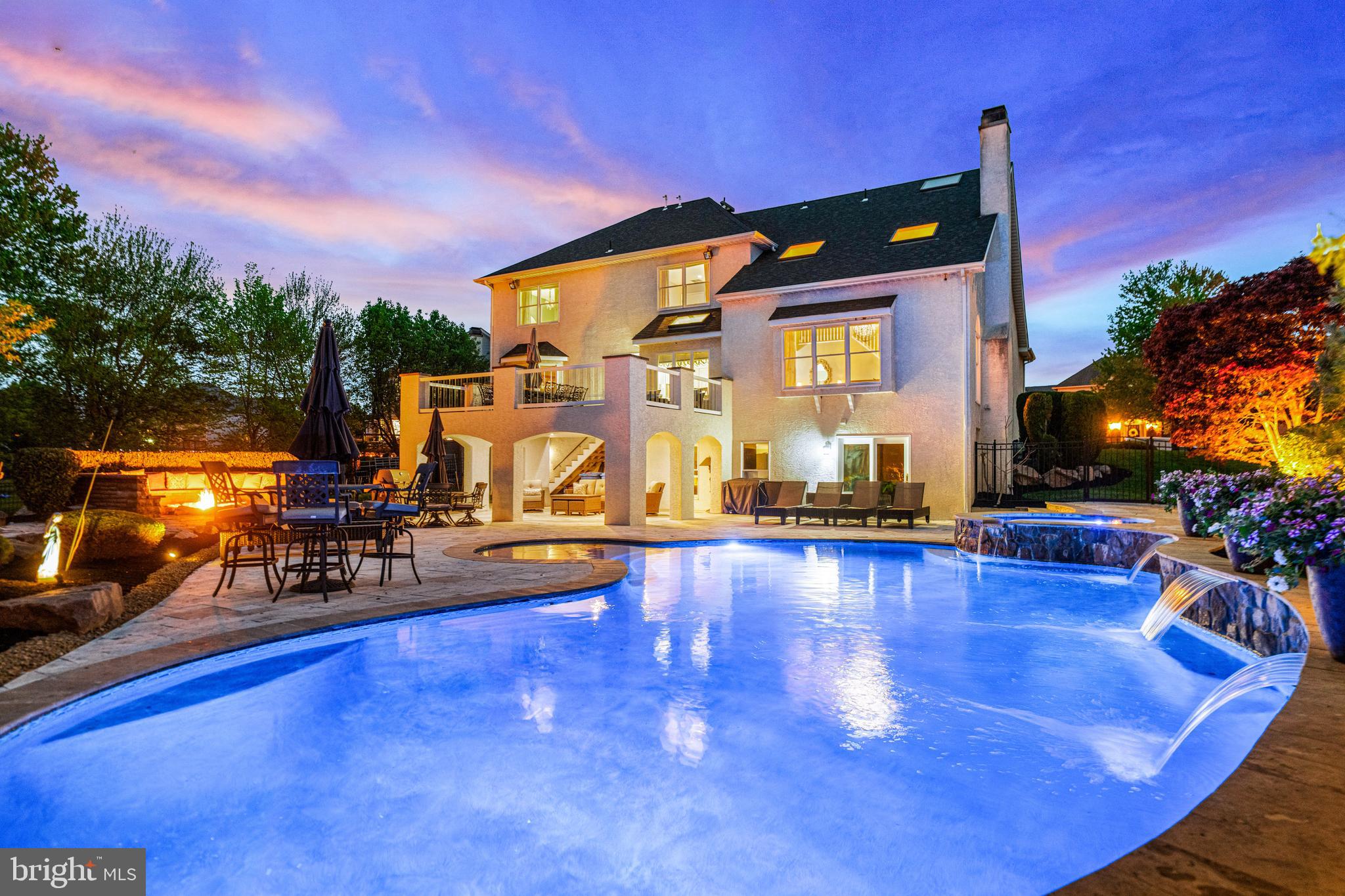 61 Brooks Road Moorestown, NJ 08057 - Photo 8 of 93 a view of a house with swimming pool yard and sitting area