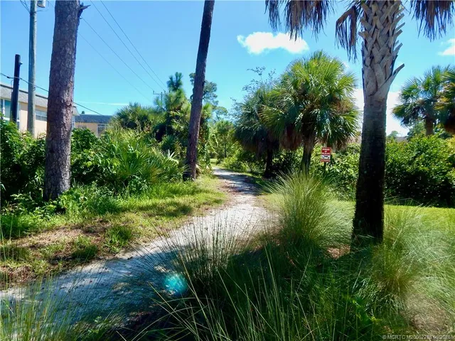 a view of a swimming pool with a yard