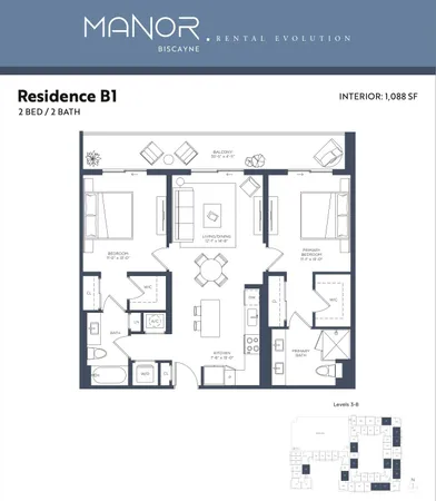 $4,004 | 1650 Northeast 124th Street, Unit PH28, North Miami, FL 33181