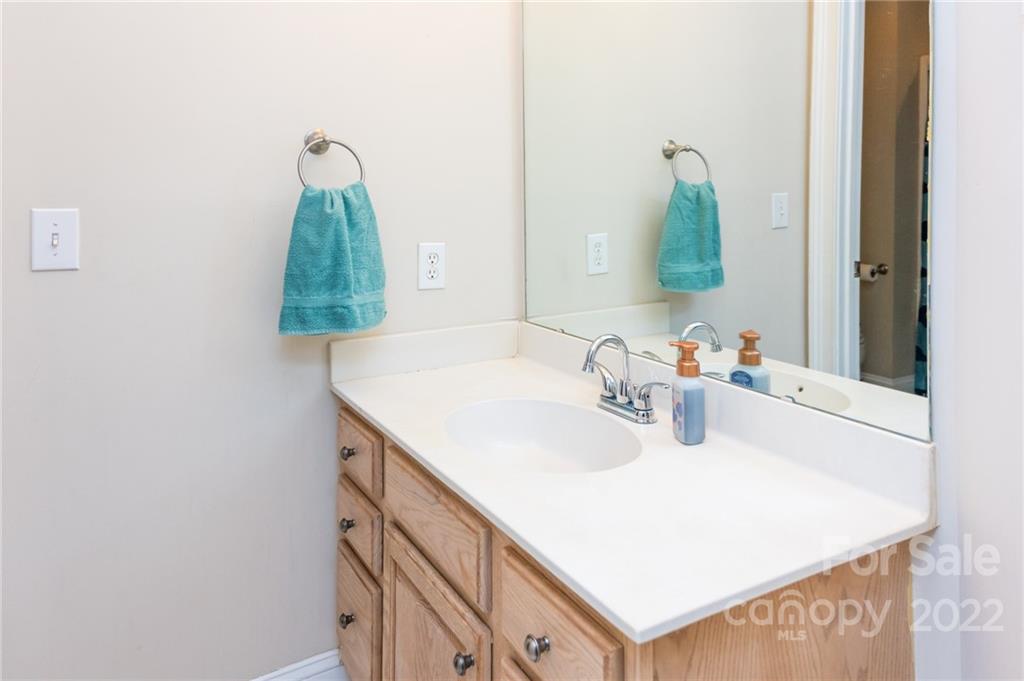 137 Birtwick Road Rockwell, NC 28138 - Photo 32 of 42 a bathroom with a sink and a mirror