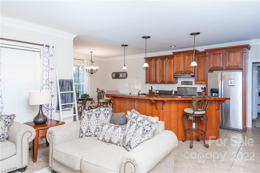 137 Birtwick Road Rockwell, NC 28138 - Photo 36 of 42 a living room with stainless steel appliances granite countertop furniture and a kitchen view
