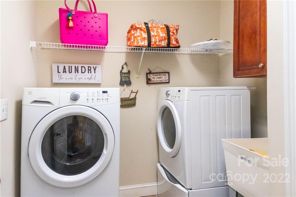 137 Birtwick Road Rockwell, NC 28138 - Photo 38 of 42 a utility room with dryer and washer