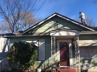a view of a house with a small porch
