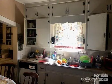 a room with storage and utility