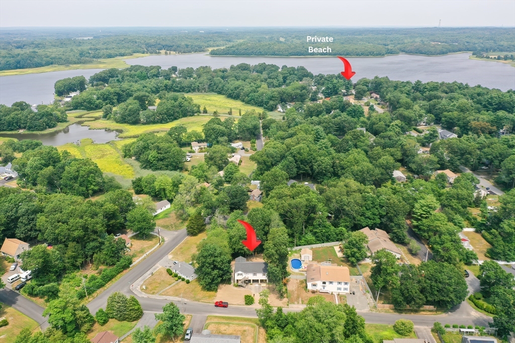5 East Public Street Freetown, MA 02702 - Photo 9 of 41 an aerial view of residential house with outdoor space and river