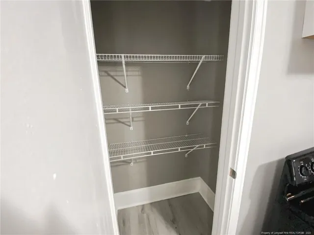 a close view of closet