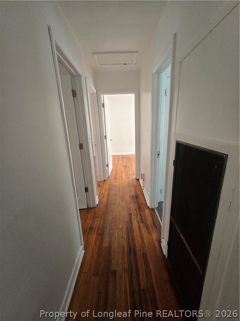 206 South 7th Street Spring Lake, NC 28390 - Photo 17 of 38 a view of a hallway and wooden floor