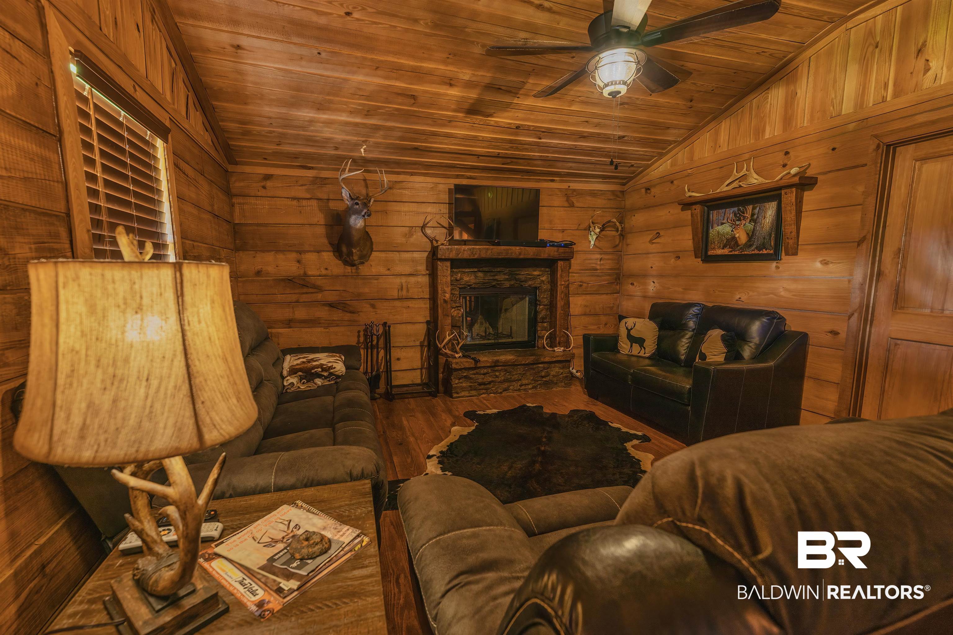 3057 County Road 56 Beatrice, AL 36425 - Photo 8 of 32 Family Room w/ Fireplace