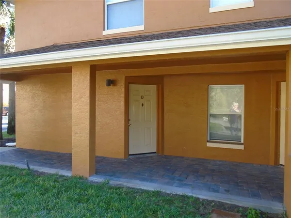 a view of front door of a house