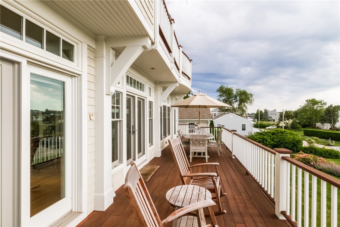 158 Camden Road Narragansett, RI 02882 - Photo 10 of 39 Atlantic Ocean and Bonnet Beach only steps away. Mahogany and Azek trim add to the beauty . This house is not in flood plain