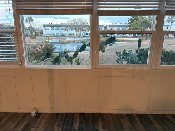 a view of a window and outside view