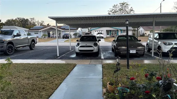 a view of parking area