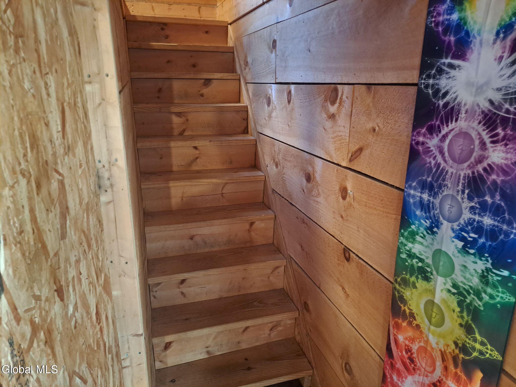 277 Breese Hollow Road Hoosick, NY 12089 - Photo 17 of 52 17 Stairway to Bedroom-Loft