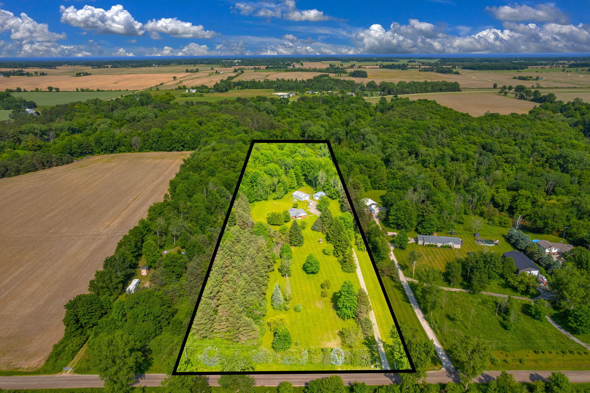 3665 Black River Road Croswell, MI 48422 - Photo 13 of 41 Boundary pic