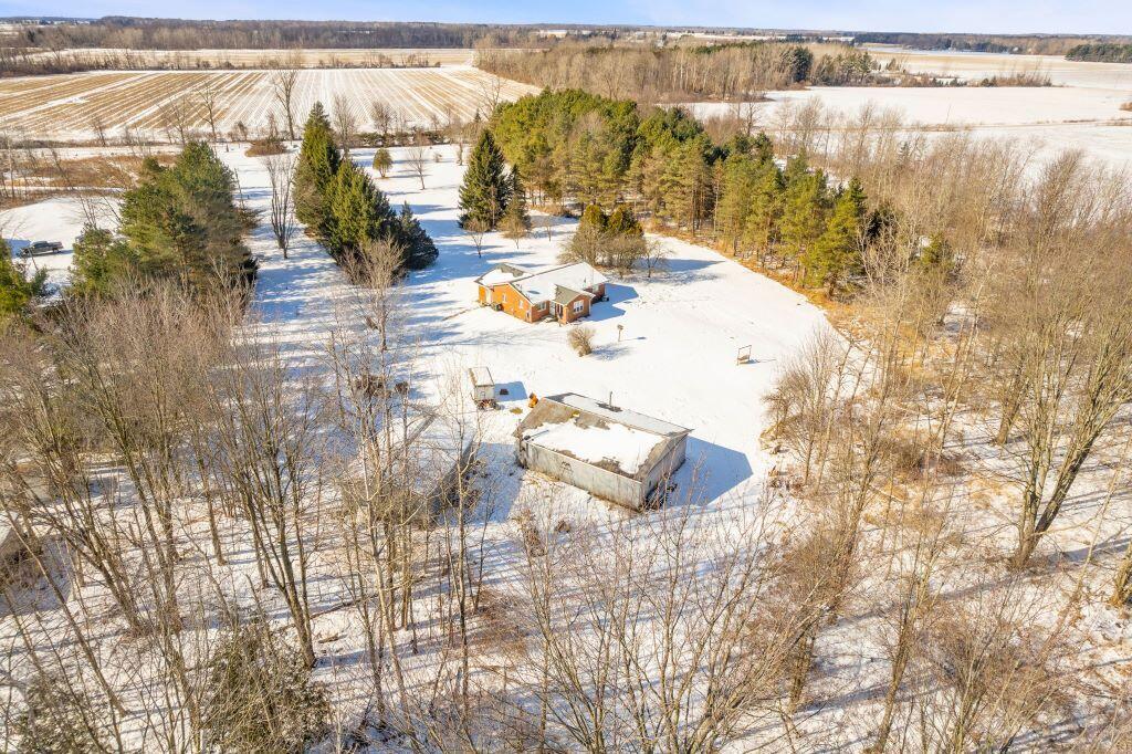 3665 Black River Road Croswell, MI 48422 - Photo 16 of 41 Aerial with all structures