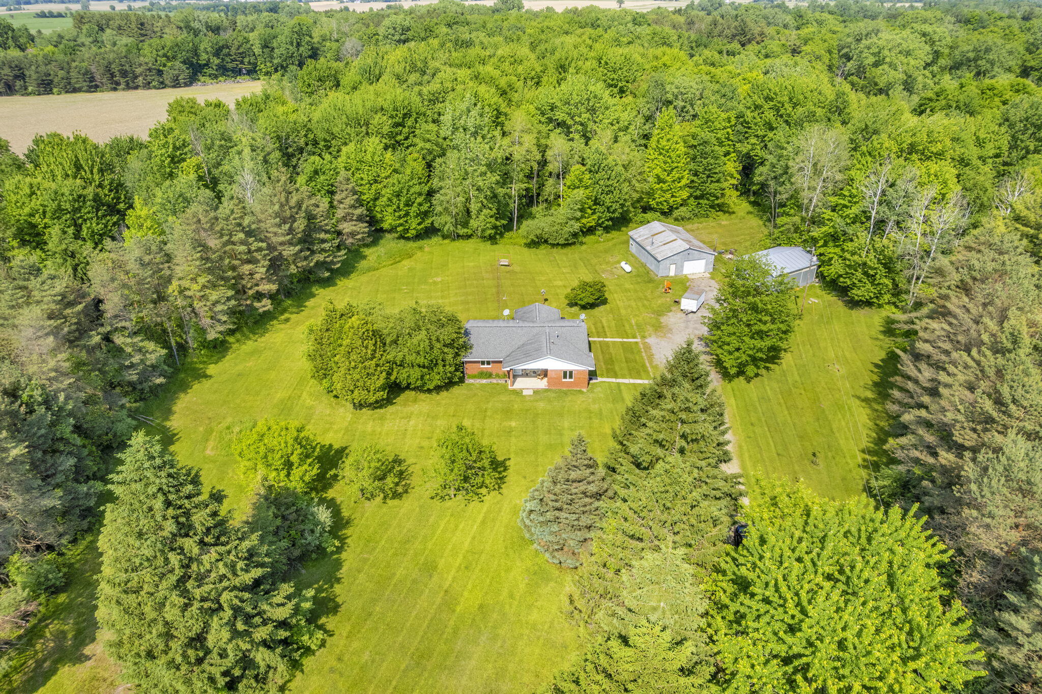 3665 Black River Road Croswell, MI 48422 - Photo 10 of 41 Aerial3