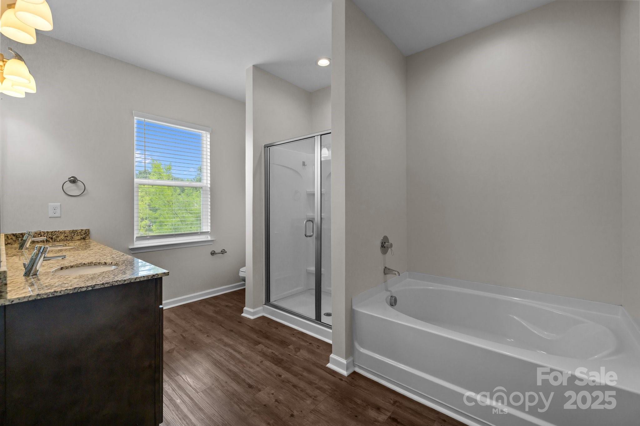 206 Overstone Court Fort Mill, SC 29715 - Photo 5 of 47 a bathroom with a tub sink and a window