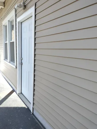 a view of front door