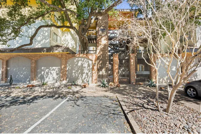 a view of a house with a snow
